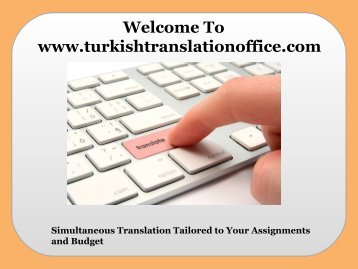 Simultaneous Translation Services