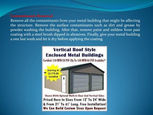 Tips to Protect Your Metal Buildings from Corrosion