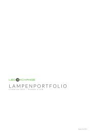 LEDeXCHANGE Lampenportfolio | Lichtblicke 2015 - Premium in LED