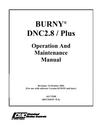 BURNY® DNC2.8 / Plus