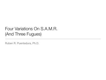 Four Variations On S.A.M.R. (And Three Fugues) - Hippasus