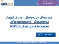 Aarkstore - Emerson Process Management - Strategic SWOT Analysis Review