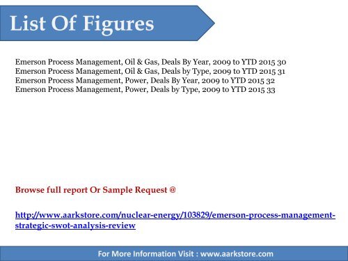 Aarkstore - Emerson Process Management - Strategic SWOT Analysis Review