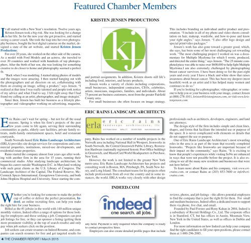 Norwalk Chamber March 2015 Report