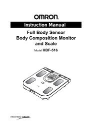 hbf-516b-instruction-manual - Omron Healthcare