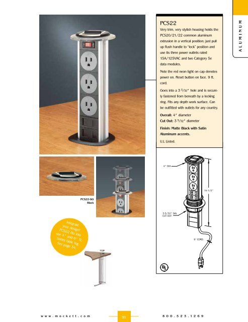 Technology-Into-Furniture Integration - Doug Mockett and Co.