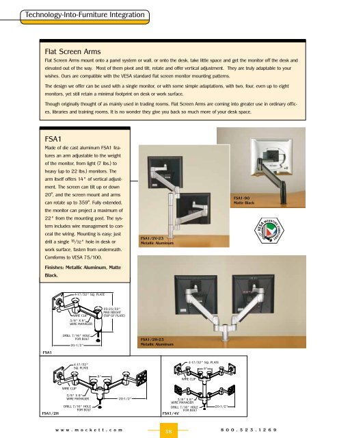 Technology-Into-Furniture Integration - Doug Mockett and Co.