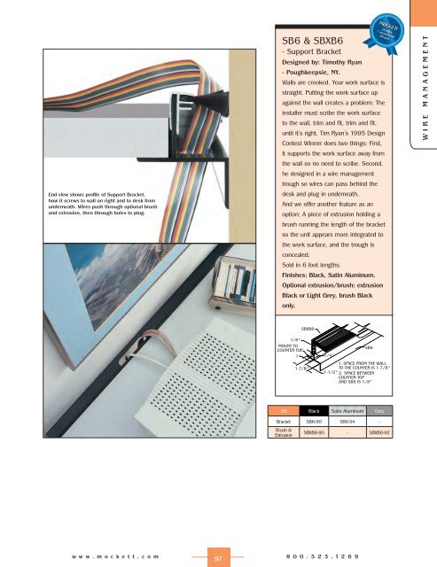 Wire Cable Management - Doug Mockett and Co.