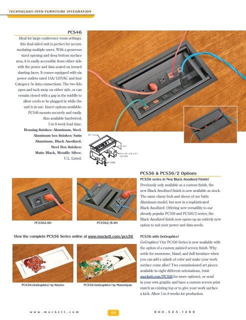 Wire Cable Management - Doug Mockett and Co.