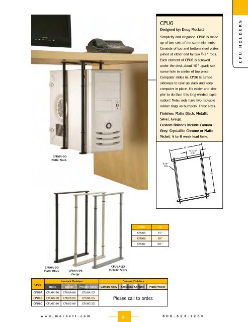 Wire Cable Management - Doug Mockett and Co.