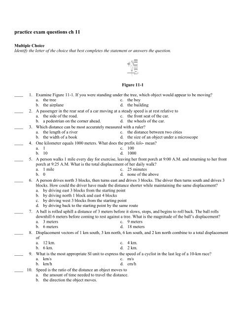 ch 11 test prep.pdf - MrPickard