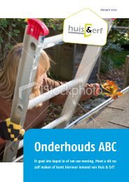 Onderhouds ABC - Huis en Erf