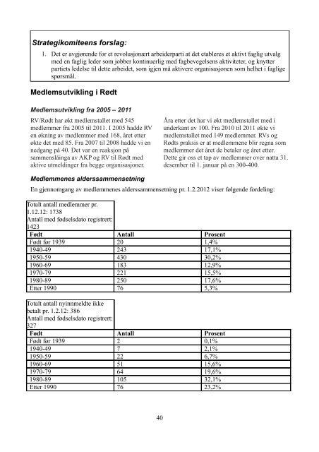 strategi - RÃ¸d Ungdom