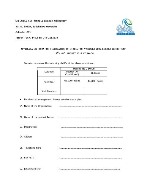 65000 + taxes 40000 + taxes - Sri Lanka Sustainable Energy Authority