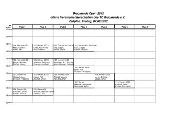 Brackwede Open 2012 offene Vereinsmeisterschaften des TC ...