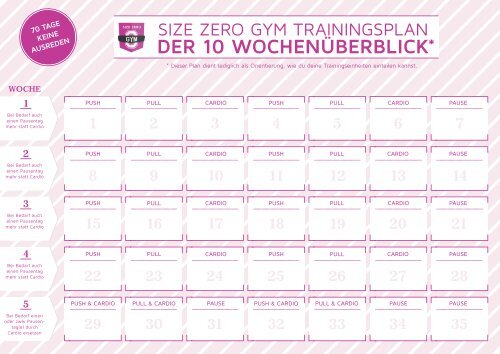 size zero ernährungsplan woche 1 pdf deutsch