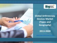 2013-2020 Global Arthroscopy Devices Market Size, Share, Trends