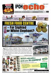 PeRAK NeWsMAKeRs - Ipoh Echo