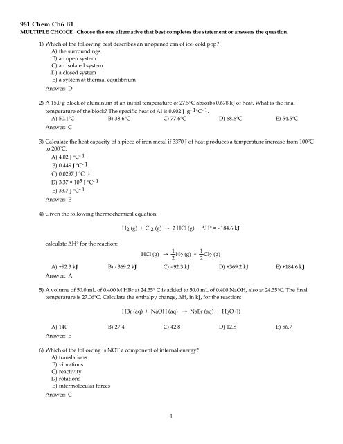 5 The Volume Of A Tank O