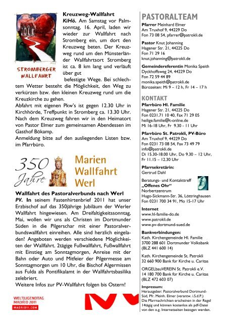 Pfn06 20. Mrz 2011.pdf - Kath. Kirchengemeinde St. Patrokli