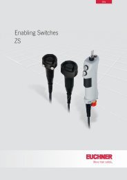 Enabling Switches ZS - EUCHNER GmbH + Co. KG