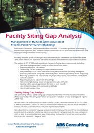 Facility Siting Gap Analysis - ABS Consulting
