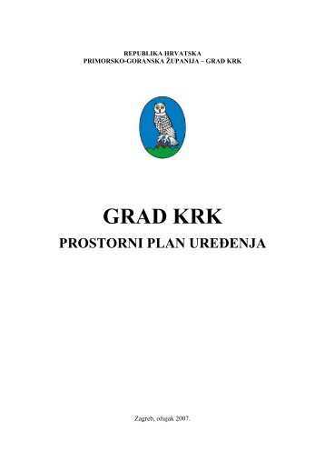 grad krk prostorni plan ureÄ‘enja - Multilink