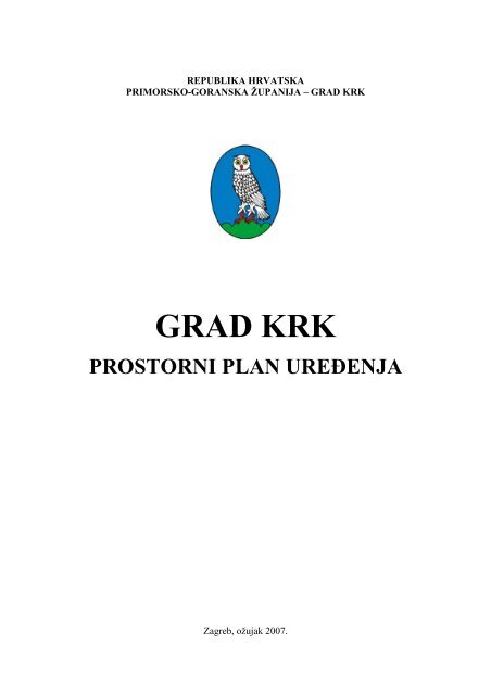 grad krk prostorni plan ureÄ'enja - Multilink