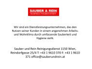 Sauber & Rein
