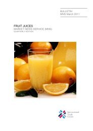 Fruit juices market news service (mns) - ITC