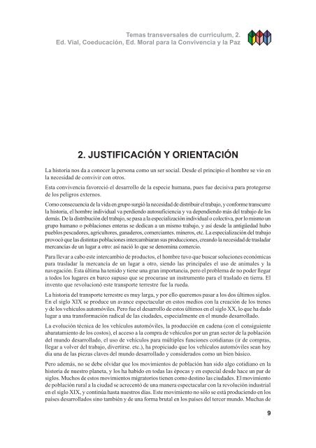 temas transversales del curriculum, 2 - Educar en igualdad