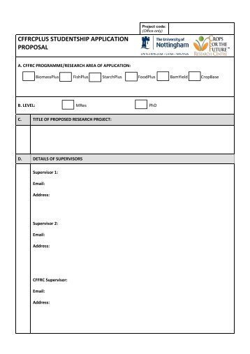 Applications form (pdf) - The University of Nottingham, Malaysia ...