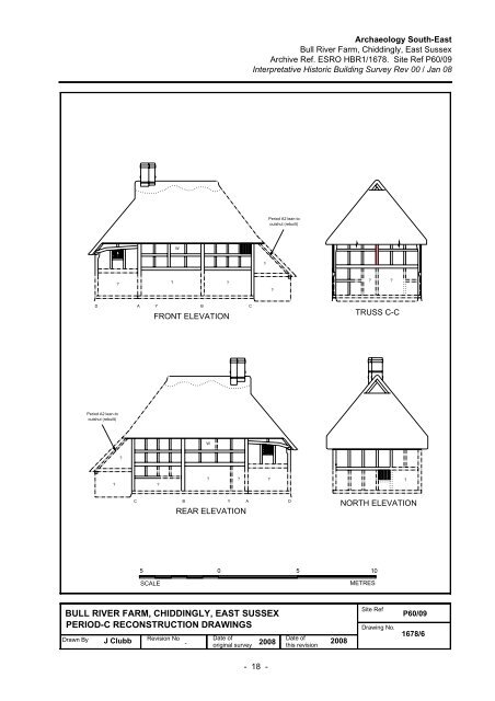 bull river farm house, chiddingly, east sussex - Archaeology South ...
