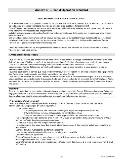 Conditions SpÃ©cifiques - Orange mobile