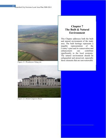Chapter 7 - The Built & Natural Heritage - Waterford County Council