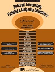 DOWNLOAD CONFERENCE FLYER & REGISTRATION FORM ... - IBF