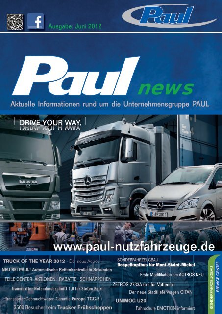 NEU! AB MAI 2012 im Paul Service Center - Paul Nutzfahrzeuge