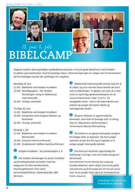 Program Fangekasa bibelcamp 2015