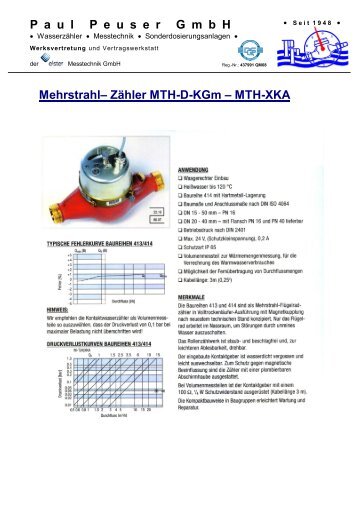 MTH-XKA - Paul Peuser GmbH