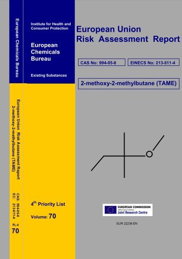 European Union Risk Assessment Report - ESIS - Europa