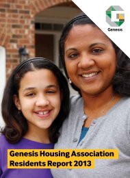 Genesis Housing Association Residents Report 2013