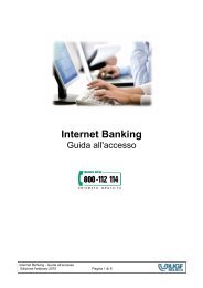 Internet Banking - Unipol Banca