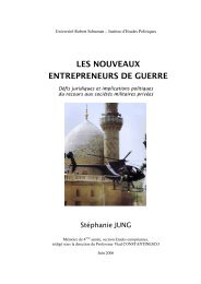 Les nouveaux entrepreneurs de guerre - Infoguerre