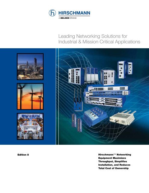 Leading Networking Solutions for Industrial &amp; Mission Critical - Belden