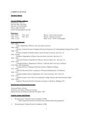 CV of Dr. J. F. Becker - Department of Physics and Astronomy - San ...