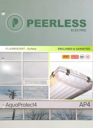 Page 1 ELECTRIC  ENCLOSED & GASKETED FLUORESCENT ...