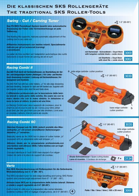 Ski & Snowboard Werkzeuge Ski & Snowboard Werkzeuge Tuning ...