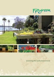 Greening the built environment - Fytogreen