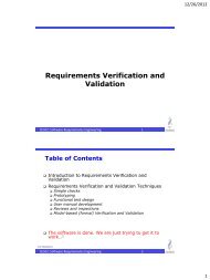 Requirements Verification and Validation (2)