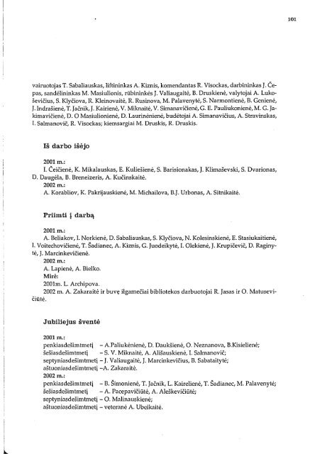 Lietuvos mokslų akademijos bibliotekos 2001-2002 m. darbo ataskaita